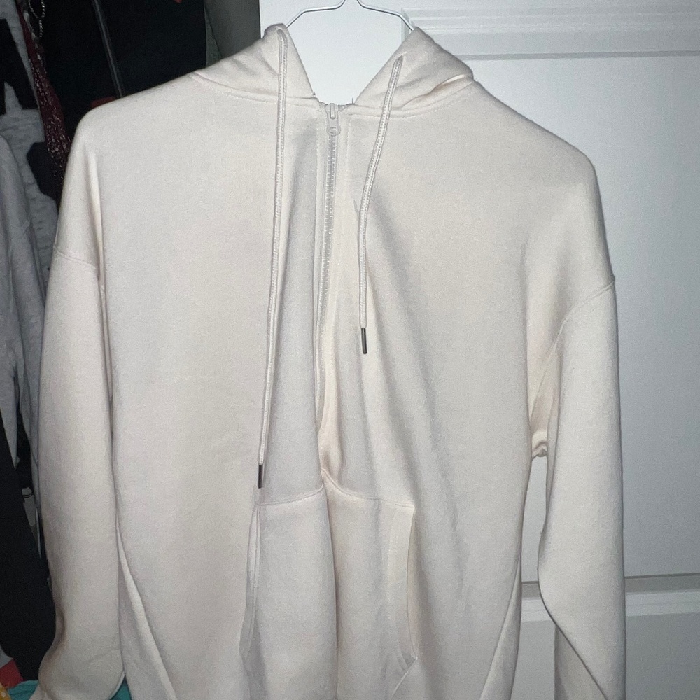 Cream/White Zip Up Jacket